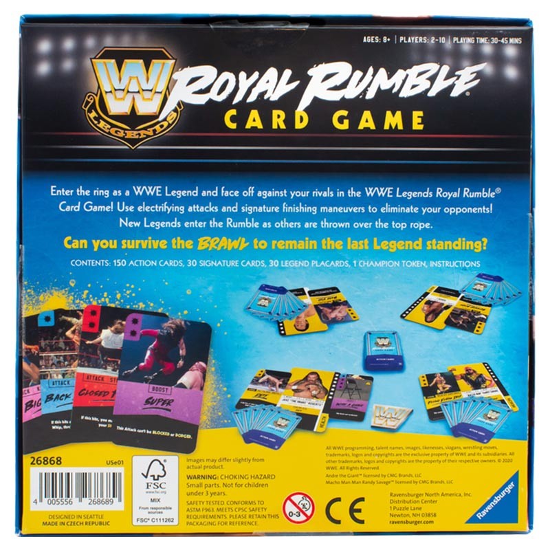 WWE Legends: Royal Rumble Card Game (ONLINE ORDER ONLY)