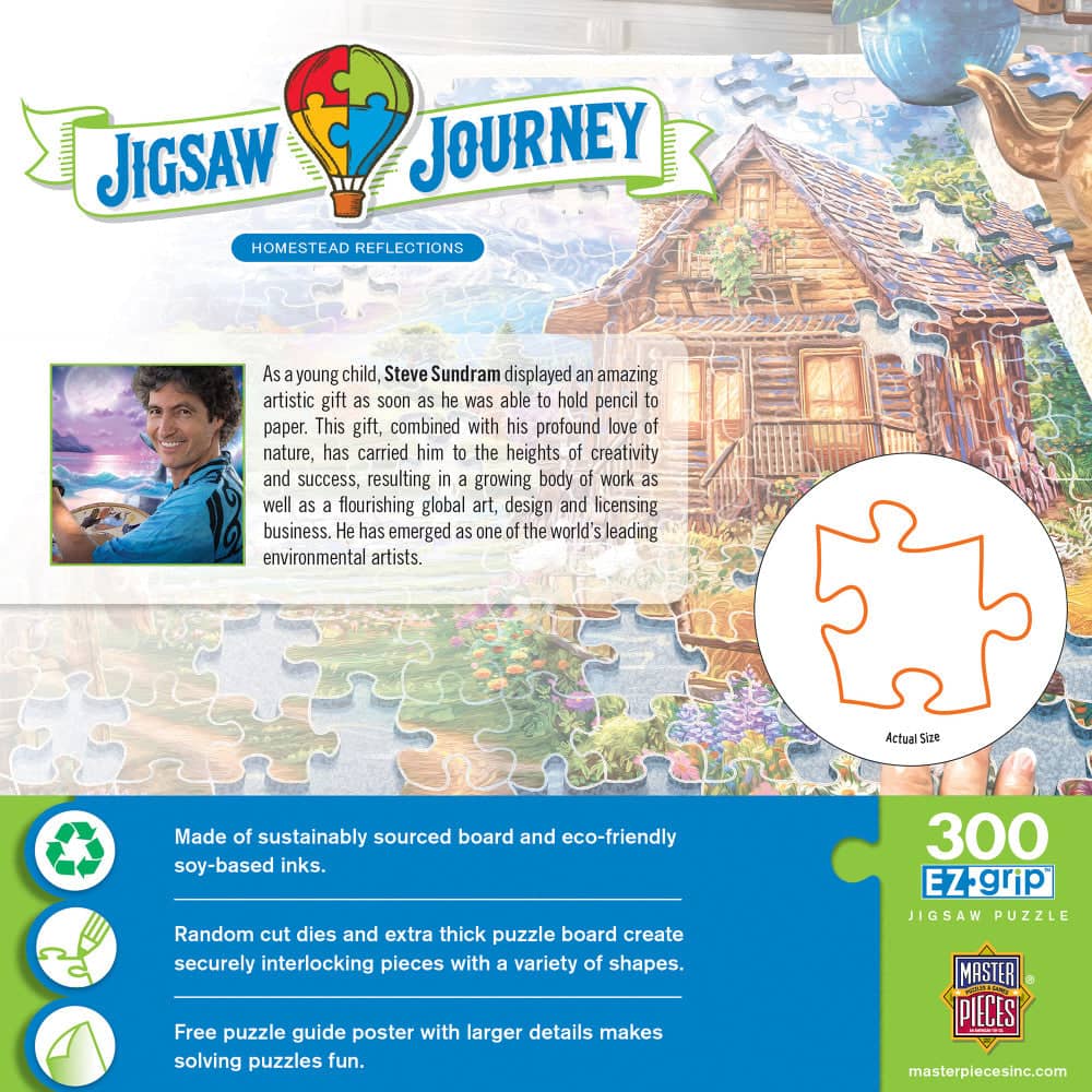 Jigsaw Journey - Homestead Reflections 300 Piece EZ Grip Jigsaw Puzzle