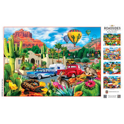 Roadsides of the Southwest - Hot Air & Cool Cars 500 Piece Jigsaw Puzzle (ONLINE ORDER ONLY)