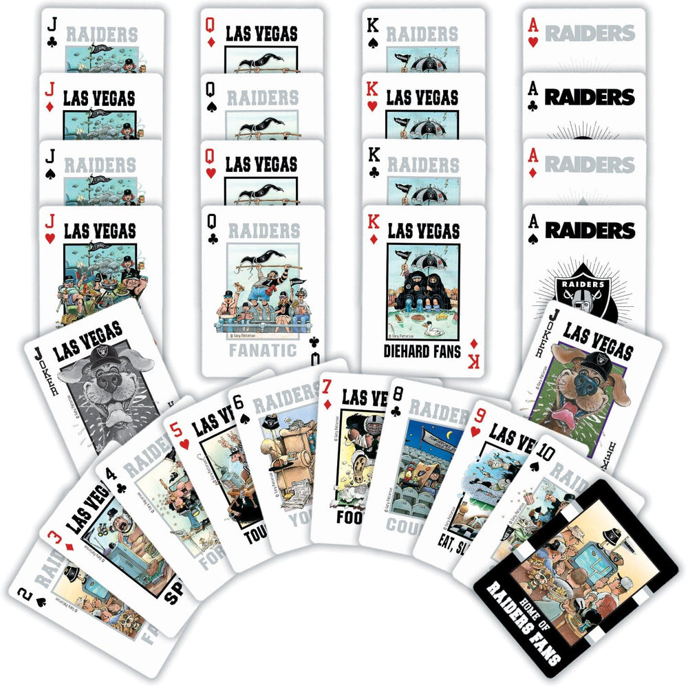 Las Vegas Raiders Fan Deck Playing Cards - 54 Card Deck (ONLINE ORDER ONLY)