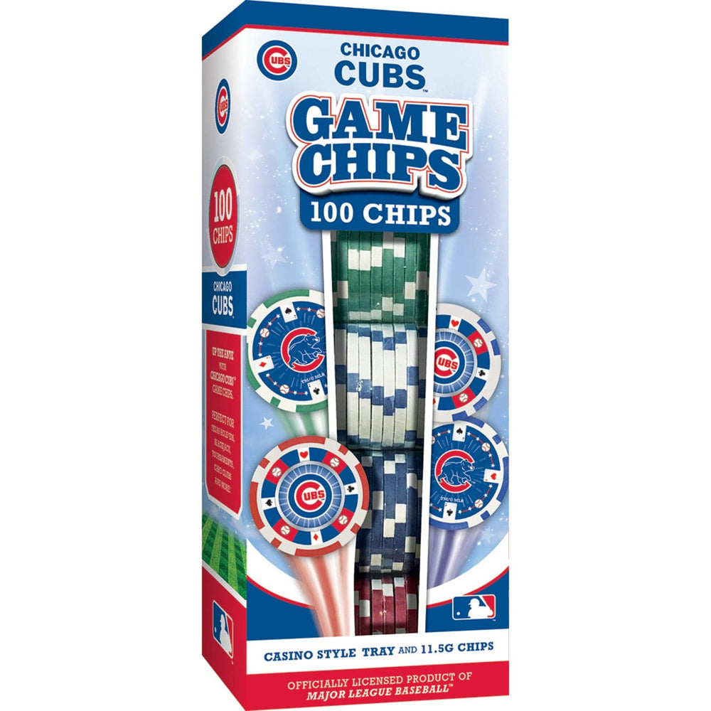 Chicago Cubs 100 Piece Poker Chips (ONLINE ORDER ONLY)