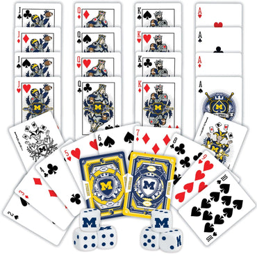 Michigan Wolverines - 2-Pack Playing Cards & Dice Set (ONLINE ORDER ONLY)