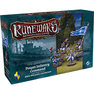 Runewars Miniatures Game: Daqan Infantry Command Unit Expansion (ONLINE ORDER ONLY)