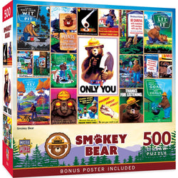 Smokey Bear National Parks 500 Piece Jigsaw Puzzle (ONLINE ORDER ONLY)