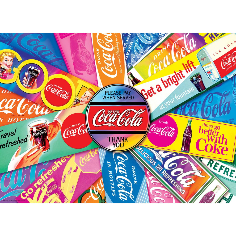 Coca-Cola - Signs of the Times 1000 Piece Jigsaw Puzzle (ONLINE ORDER ONLY)