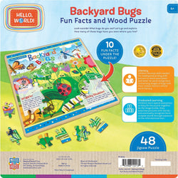 Hello, World! - Backyard Bugs 48 Piece Wood Jigsaw Puzzle (ONLINE ORDER ONLY)