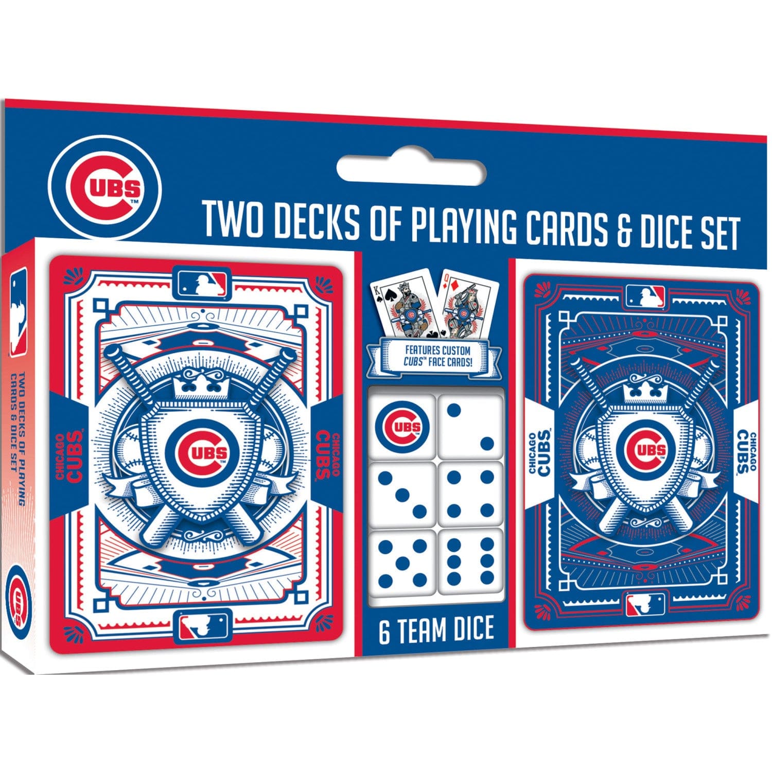 Chicago Cubs - 2-Pack Playing Cards & Dice Set (ONLINE ORDER ONLY)