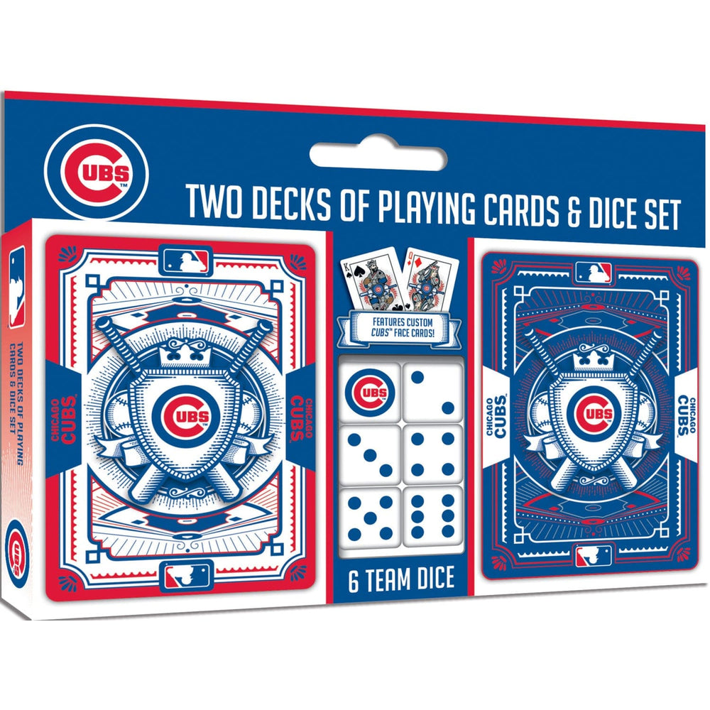 Chicago Cubs - 2-Pack Playing Cards & Dice Set (ONLINE ORDER ONLY)