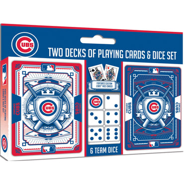 Chicago Cubs - 2-Pack Playing Cards & Dice Set (ONLINE ORDER ONLY)
