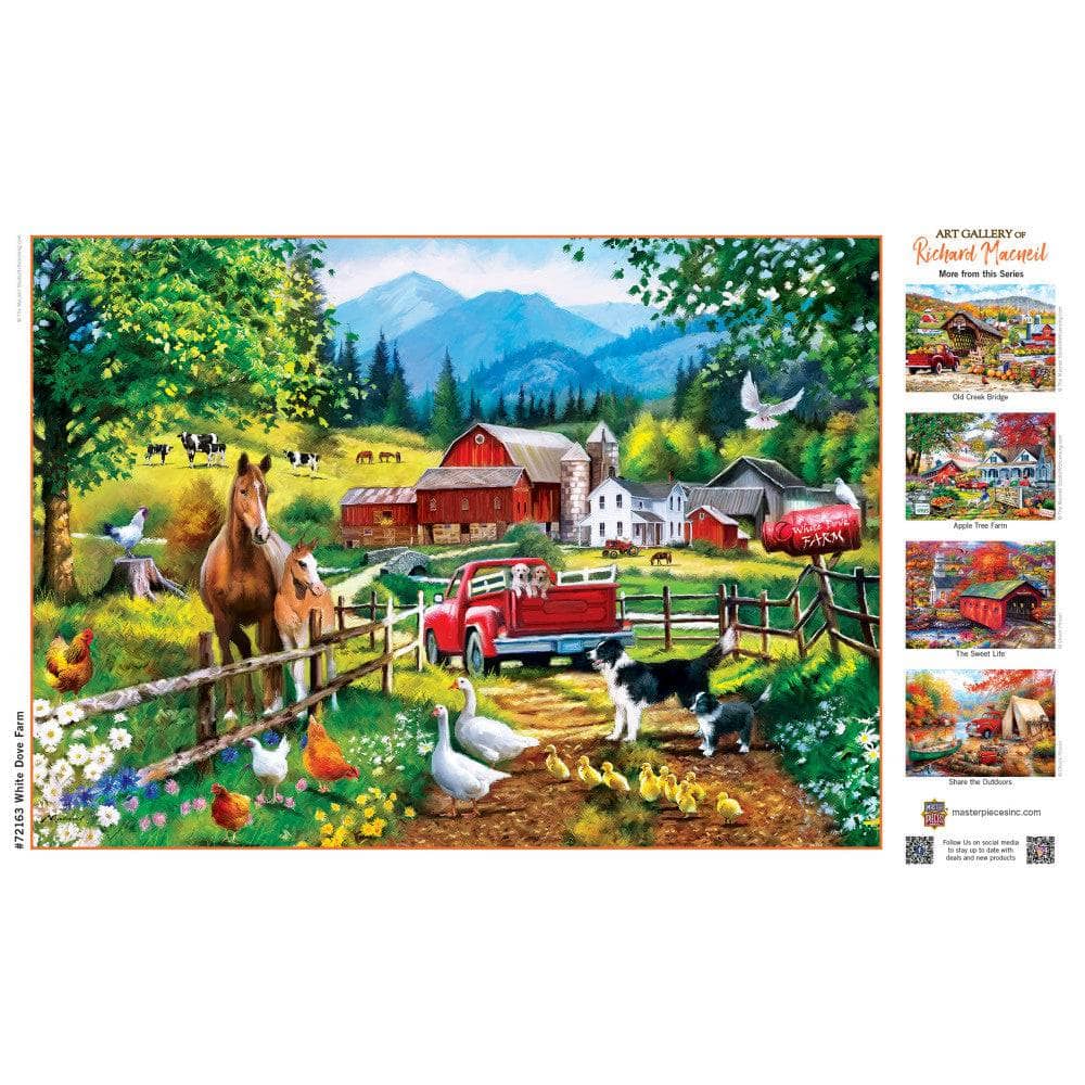 Art Gallery - White Dove Farm 1000 Piece Jigsaw Puzzle (ONLINE ORDER ONLY)