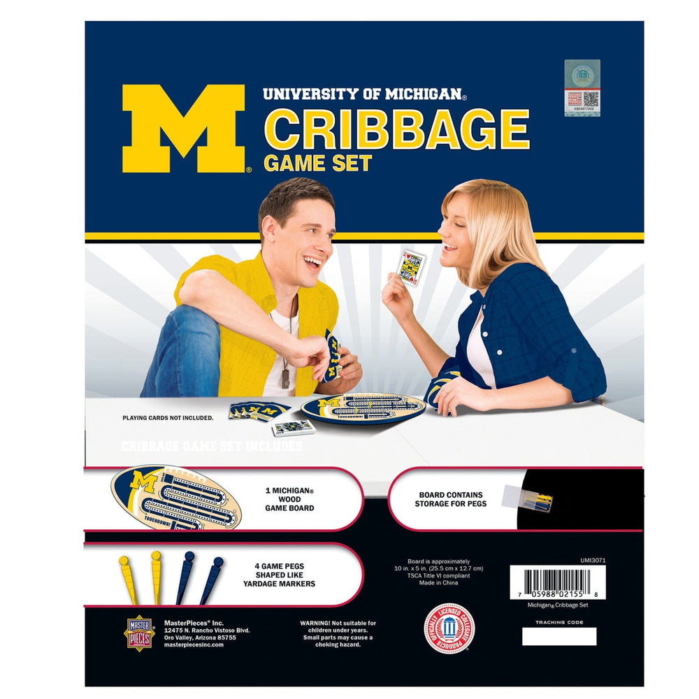 Michigan Wolverines Cribbage