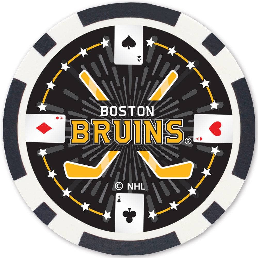 Boston Bruins 100 Piece Poker Chips (ONLINE ORDER ONLY)