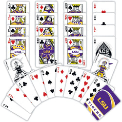 LSU Tigers Playing Cards - 54 Card Deck (ONLINE ORDER ONLY)