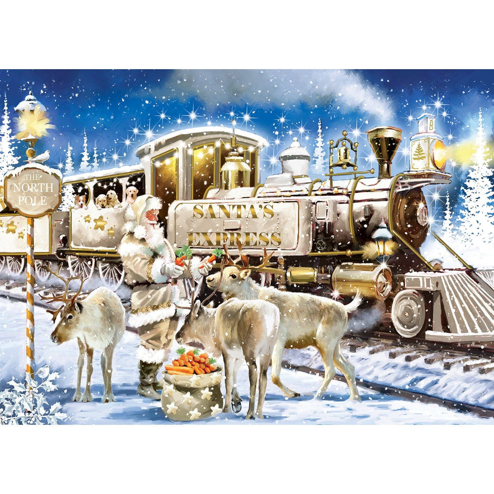 Glitter & Gold - The Gilded Train 1000 Piece Jigsaw Puzzle (ONLINE ORDER ONLY)