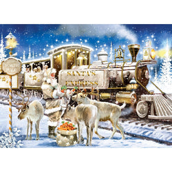 Glitter & Gold - The Gilded Train 1000 Piece Jigsaw Puzzle (ONLINE ORDER ONLY)