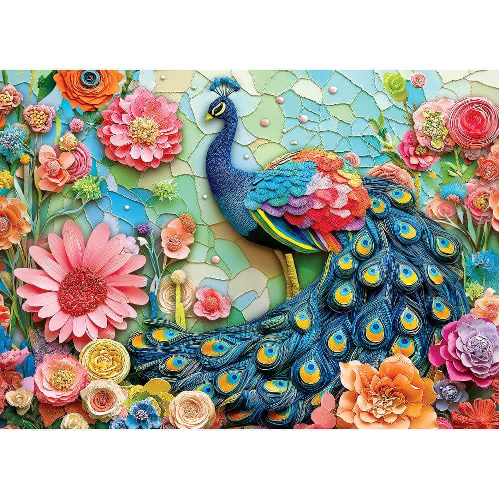 Handcrafted Menagerie - The Gilded Plume 1000 Piece Jigsaw Puzzle