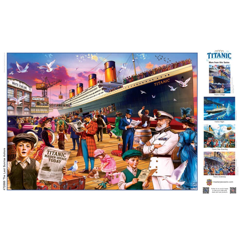 Titanic - The Last Sunrise Ashore 1000 Piece Jigsaw Puzzle (ONLINE ORDER ONLY)