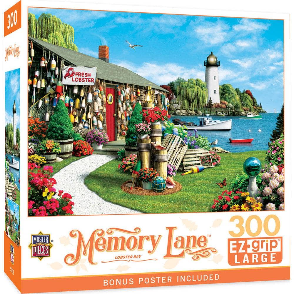 Memory Lane - Lobster Bay 300 Piece EZ Grip Jigsaw Puzzle (ONLINE ORDER ONLY)
