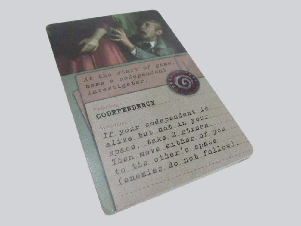 Cthulhu: Death May Die - Kickstarter Exclusive Arkham Sanitarium Patient Medical Files A-F (ONLINE ORDER ONLY)