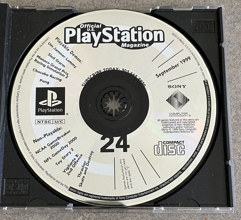 Playstation Magazine September 1999 Demo Disc (Playstation) (ONLINE ORDER ONLY)