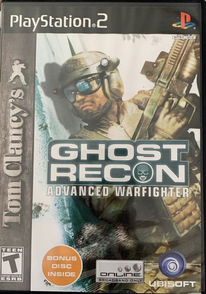 Tom Clancy's Ghost Recon: Advanced Warfighter With Bonus Disc Inside (Playstation 2) (Online Only)
