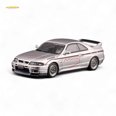 Inno64 NISSAN SKYLINE GR-R (R33) "Tuned by Mine's" Silver 1:64 (ONLINE ORDER ONLY)
