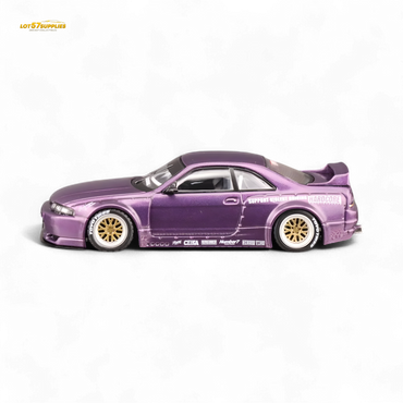 Inno64 NISSAN SKYLINE GT-R (R33) "PANDEM ROCKET BUNNY" Purple 1:64 (ONLINE ORDER ONLY)