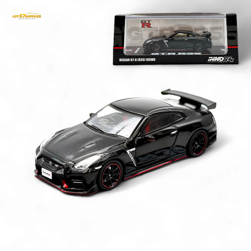Inno64 NISSAN GT-R (R35) NISMO Black 1:64 (ONLINE ORDER ONLY)