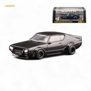Inno64 Nissan Skyline 2000 GT-R KPGC110 KENMERI Black 1:64 (ONLINE ORDER ONLY)