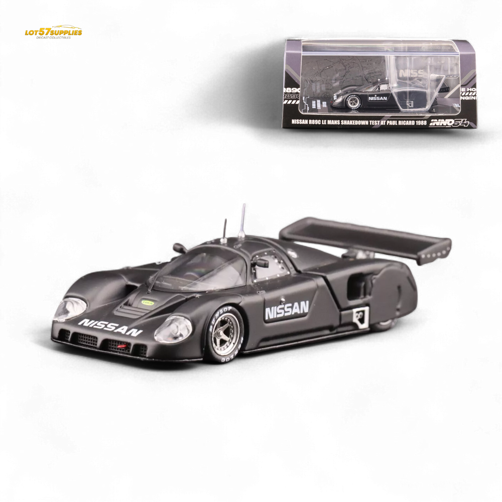 Inno64 NISSAN R89C LE MANS SHAKEDOWN TEST AT PAUL RICARD 1988 1:64 (ONLINE ORDER ONLY)