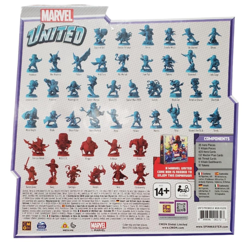 Marvel United: Kickstarter Exclusive Promo Box - 2024 Edition (ONLINE ORDER ONLY)