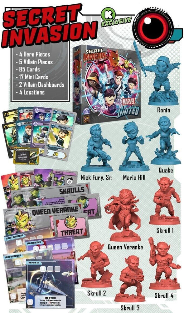 Marvel United: Multiverse Secret Invasion (ONLINE ORDER ONLY)