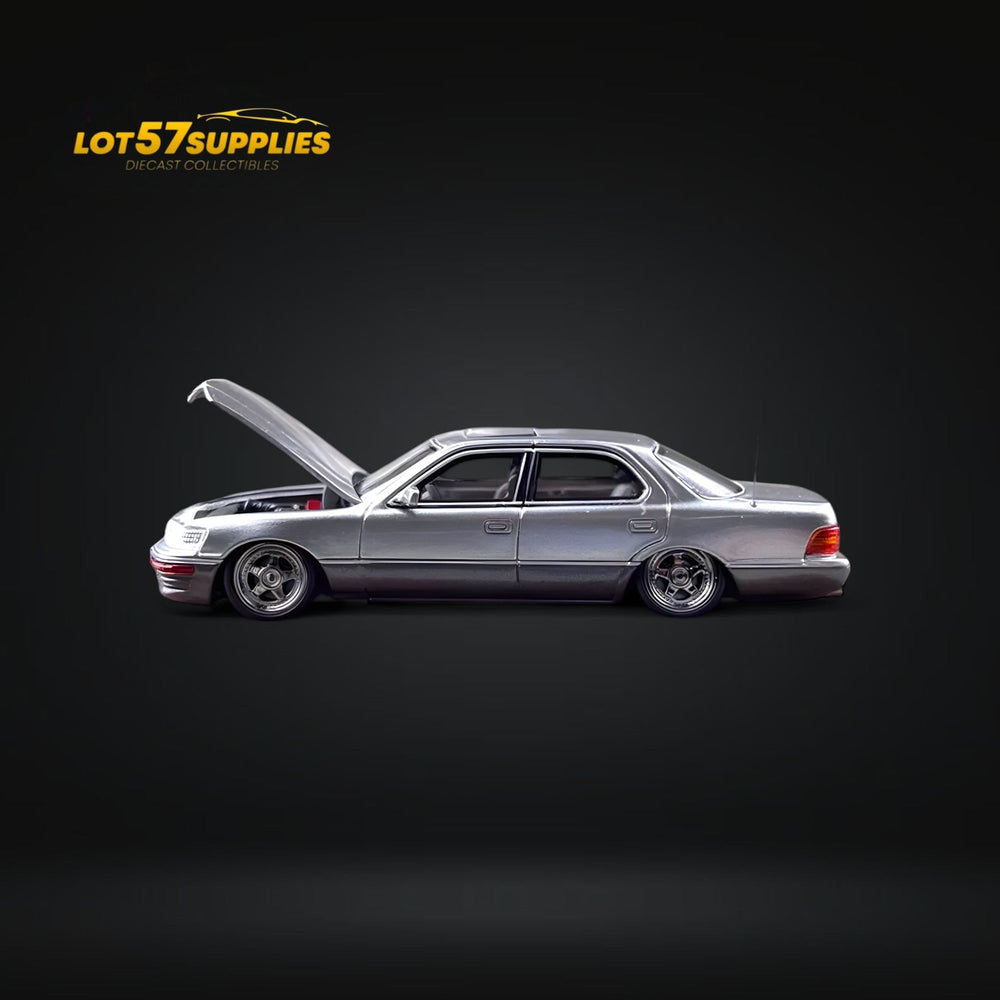 Fine works64 Lexus LS400 - Silver/Gray Double Stanced 1:64 (ONLINE ORDER ONLY)
