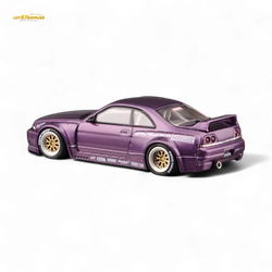 Inno64 NISSAN SKYLINE GT-R (R33) "PANDEM ROCKET BUNNY" Purple 1:64 (ONLINE ORDER ONLY)