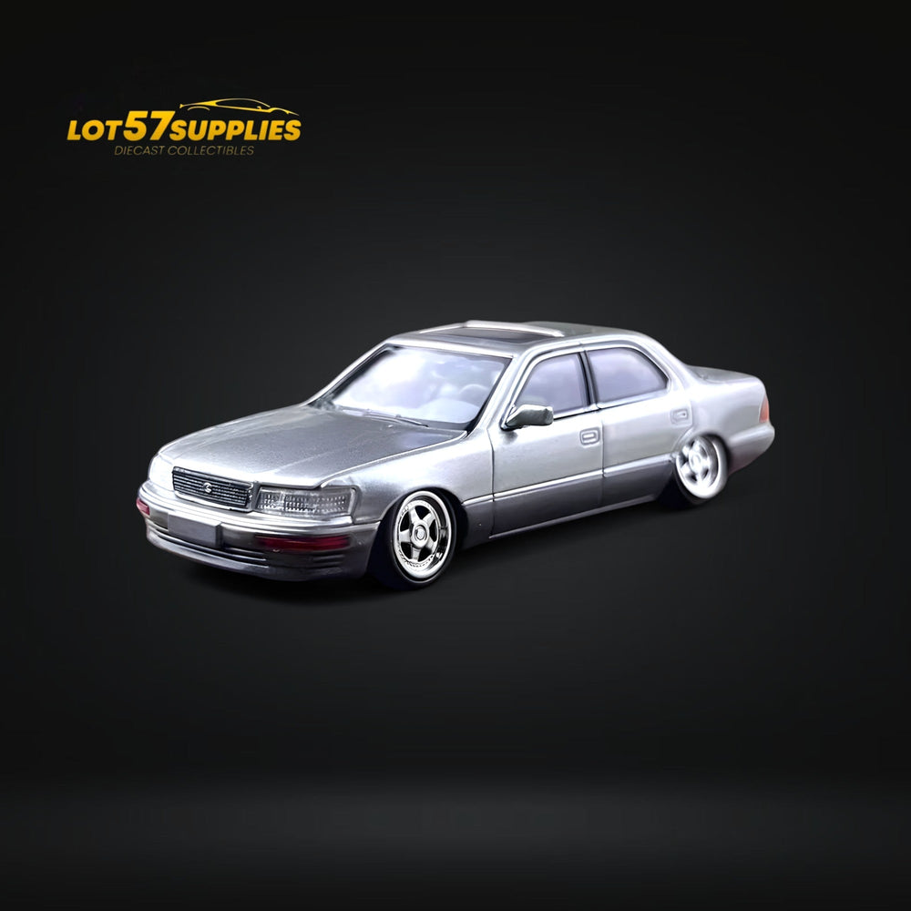 Fine works64 Lexus LS400 - Silver/Gray Double Stanced 1:64 (ONLINE ORDER ONLY)