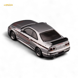 Inno64 NISSAN SKYLINE GR-R (R33) "Tuned by Mine's" Silver 1:64 (ONLINE ORDER ONLY)