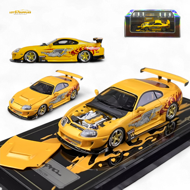 YM Model Toyota Supra JZA80 Paul Walker Tribute 1:64