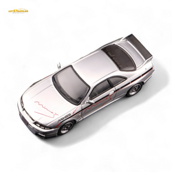 Inno64 NISSAN SKYLINE GR-R (R33) "Tuned by Mine's" Silver 1:64 (ONLINE ORDER ONLY)