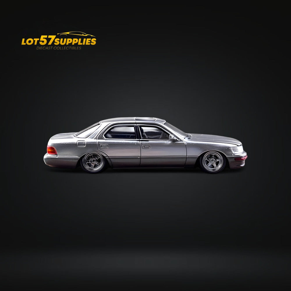 Fine works64 Lexus LS400 - Silver/Gray Double Stanced 1:64 (ONLINE ORDER ONLY)
