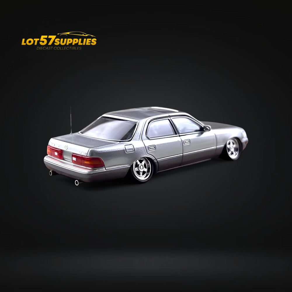 Fine works64 Lexus LS400 - Silver/Gray Double Stanced 1:64 (ONLINE ORDER ONLY)