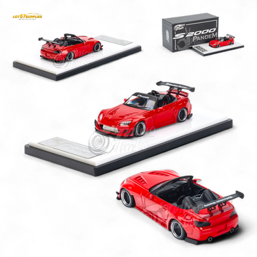 MicroTurbo Honda S2000 Pandem Rocket Bunny Red 1:64