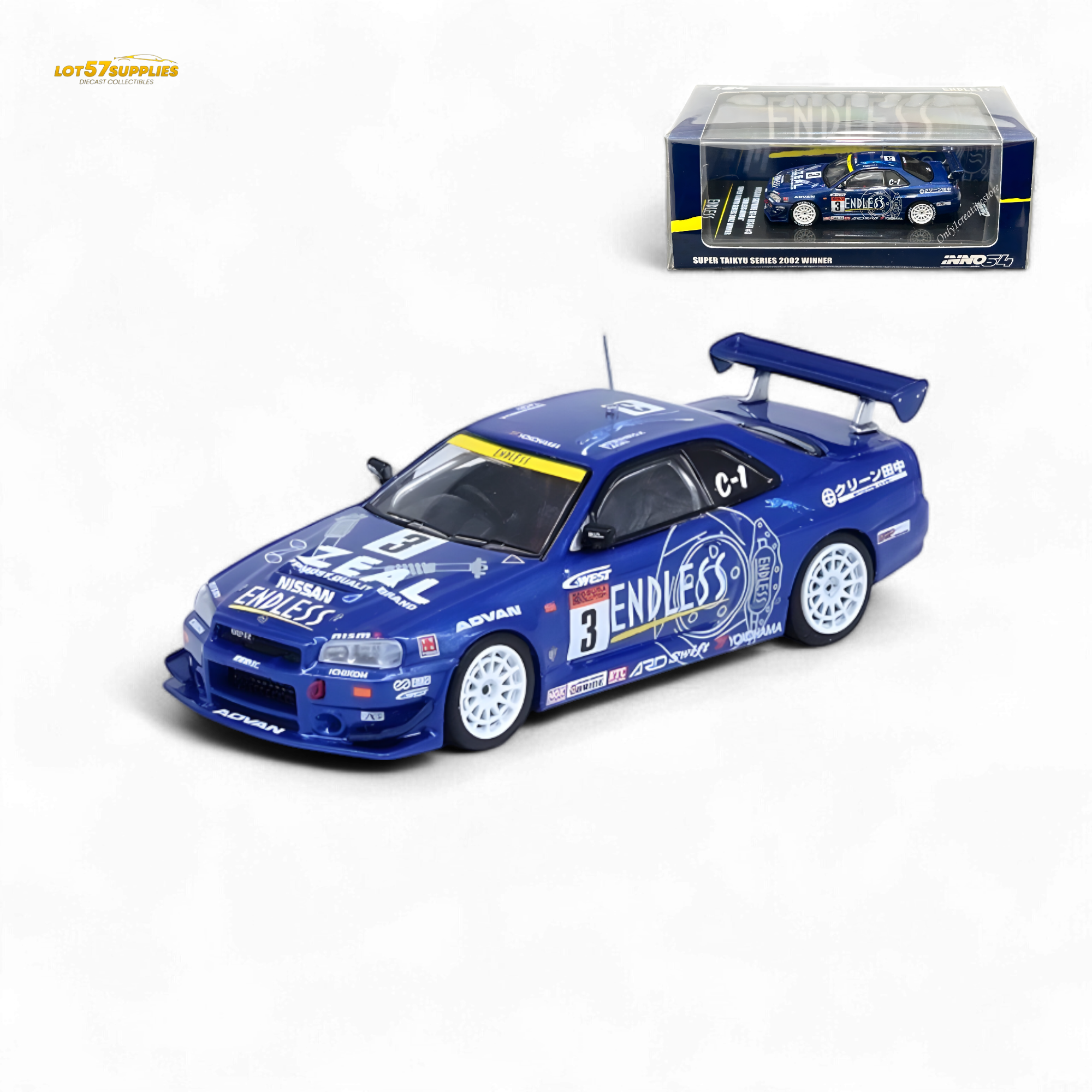 Inno64 NISSAN SKYLINE GT-R (R34) #3 