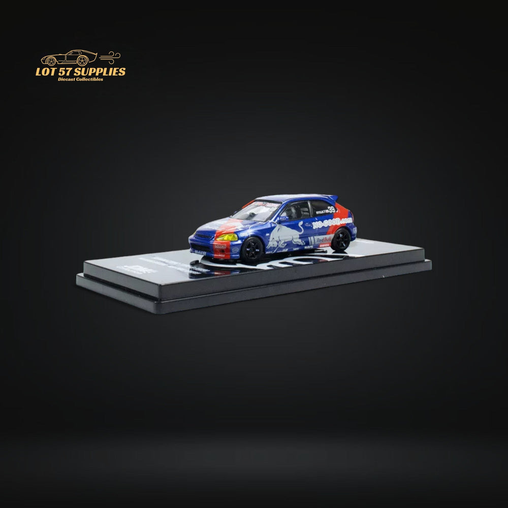 Inno64 Honda Civic Type-R EK9 #39 NO GOOD RACING Red Bull Livery 1:64 IN64-EK9-JDM16 (ONLINE ORDER ONLY)