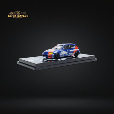 Inno64 Honda Civic Type-R EK9 #39 NO GOOD RACING Red Bull Livery 1:64 IN64-EK9-JDM16 (ONLINE ORDER ONLY)