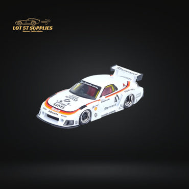 Inno64 Mazda RX-7 LBWK in White 1:64 IN64-LBWK-RX7-02 (ONLINE ORDER ONLY)