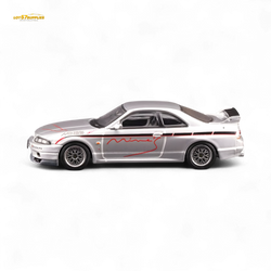 Inno64 NISSAN SKYLINE GR-R (R33) "Tuned by Mine's" Silver 1:64 (ONLINE ORDER ONLY)