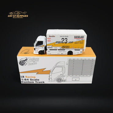 MicroTurbo HINO 300 Custom Truck LBWK Silhouette Lighting #23 1:64 (ONLINE ORDER ONLY)