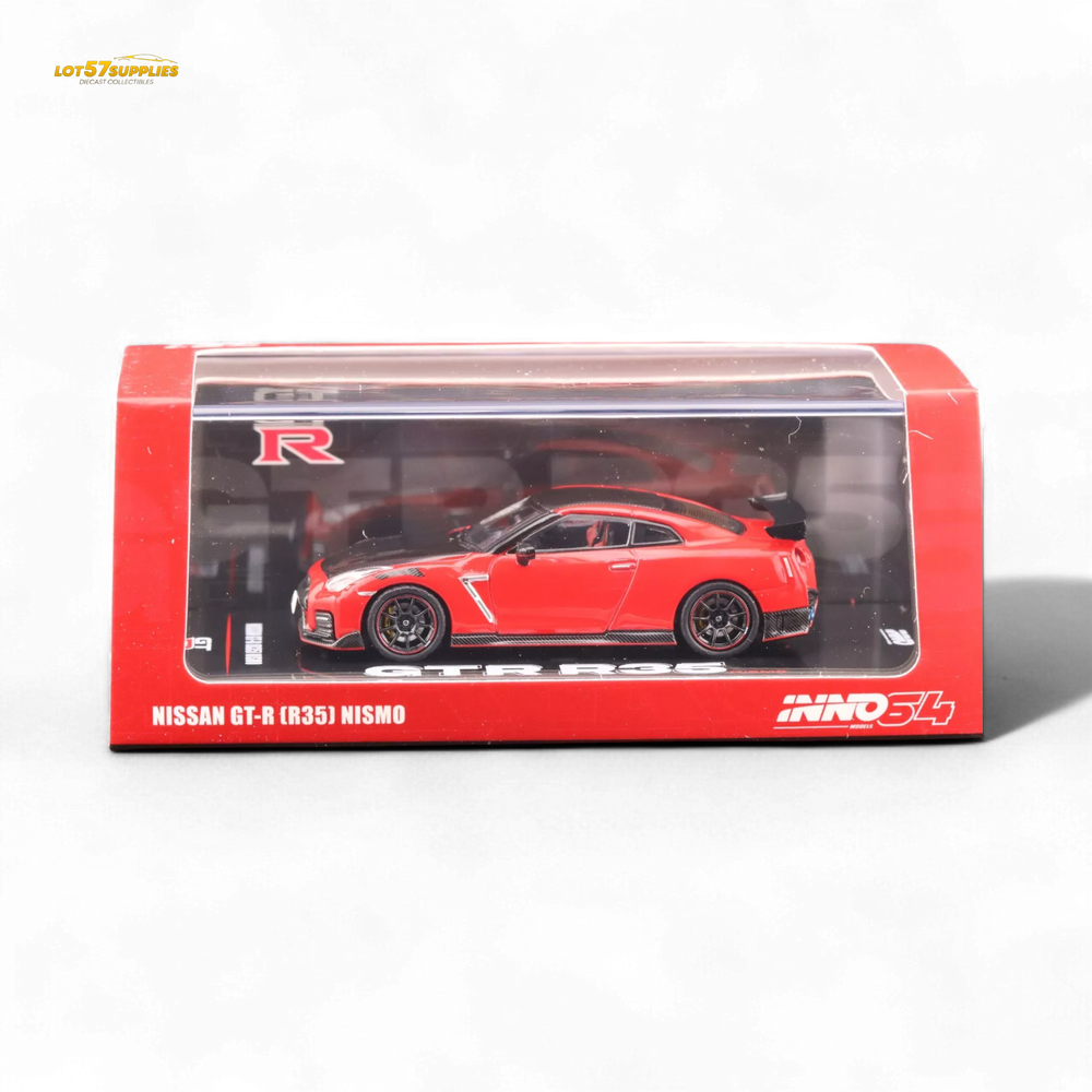 Inno64 NISSAN GT-R (R35) NISMO Red 1:64 (ONLINE ORDER ONLY)