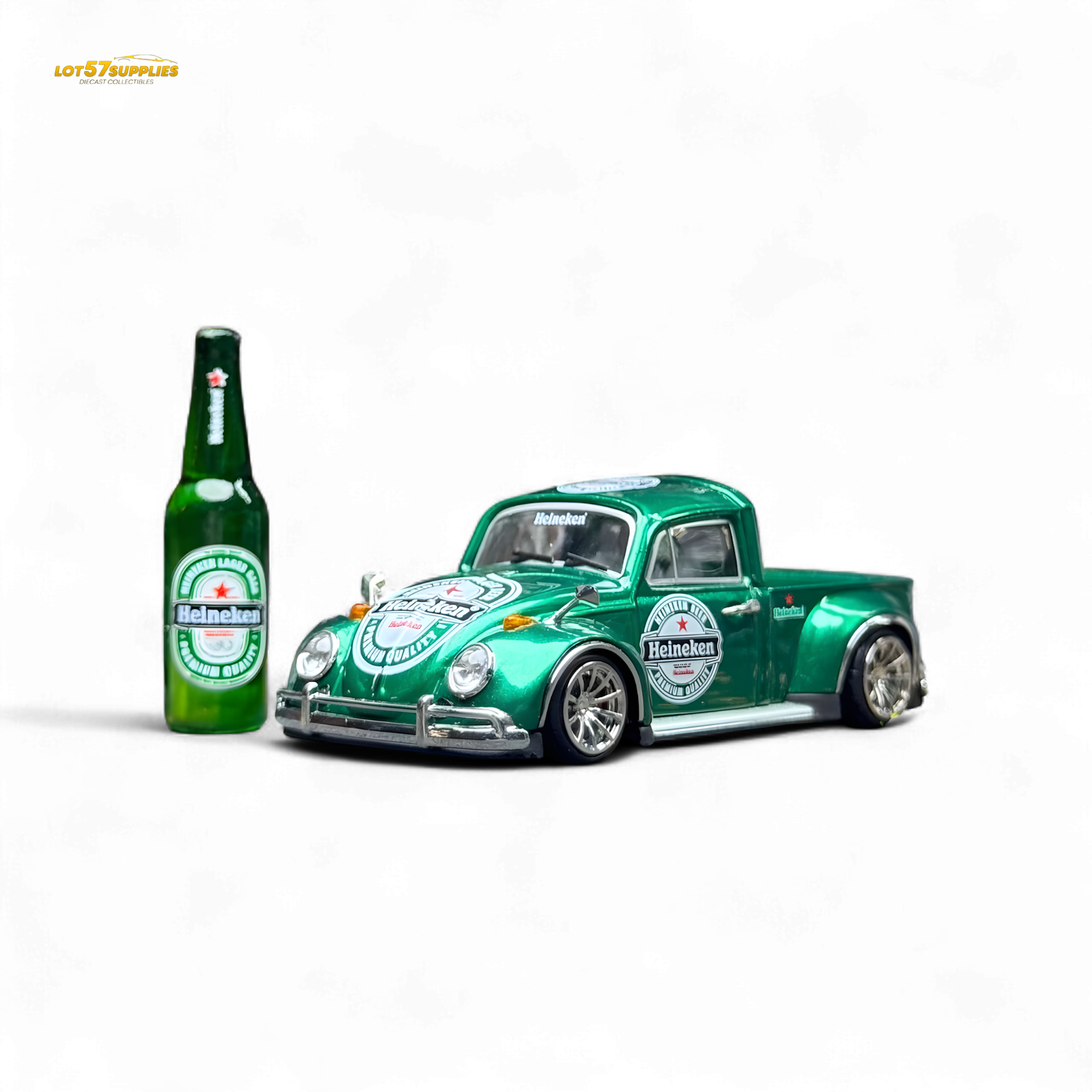 (Pre-Order) Liberty 64 Beetle Pickup - H E I N E K E N Livery 1:64 (Online Order Only)