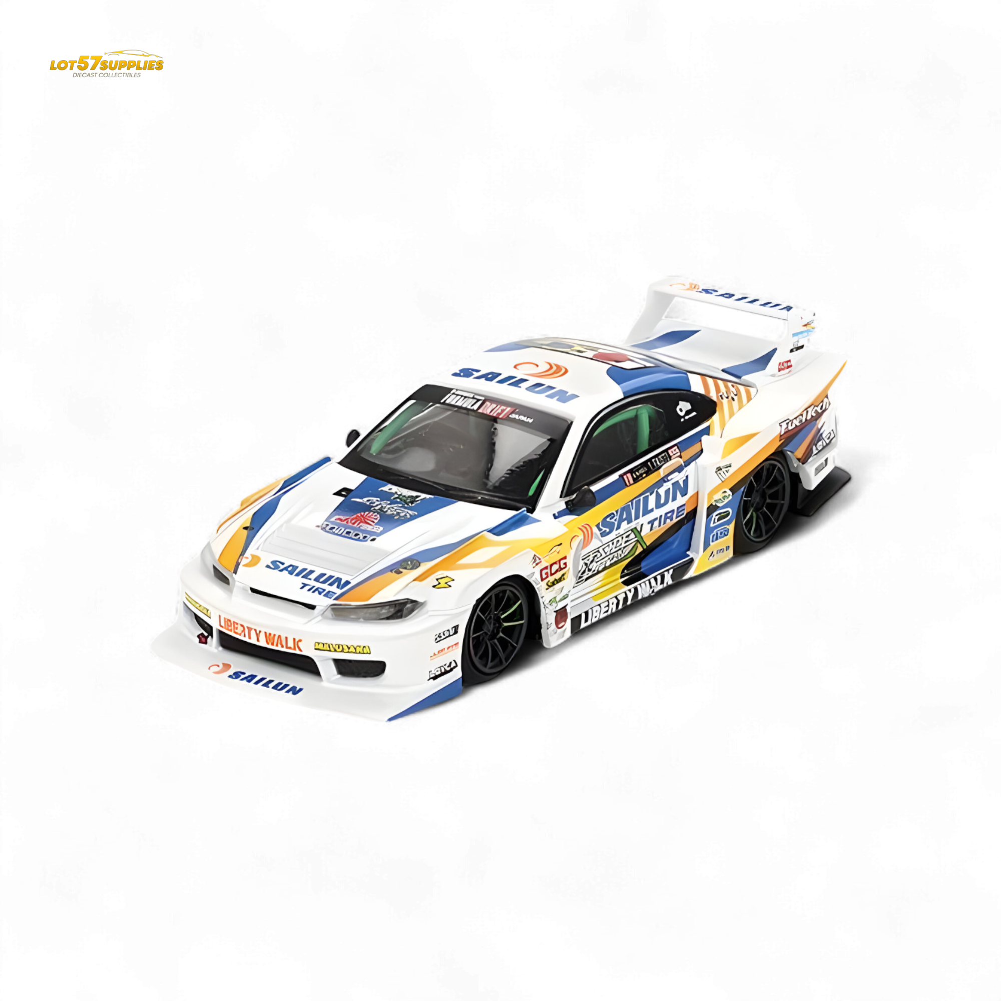Mini-GT Nissan LB-Super Silhouette S15 Silvia 2023 Formula Drift Japan #895 1:64 (ONLINE ORDER ONLY)